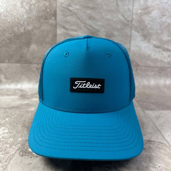 Titleist Monterey Reef Blue White Black Fitted Golf Cap Pick Your Size! - Picture 9 of 14